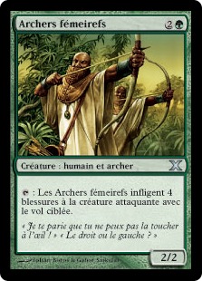 Archers fémeirefs - 10ième Edition