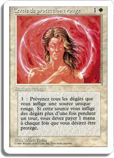 Cercle de protection : rouge - 3ième Edition (non limitée)