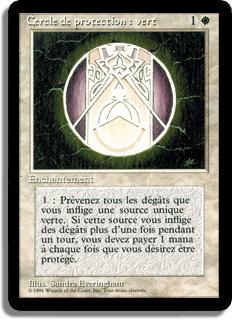 Cercle de protection : vert - 3ième Edition (limitée)