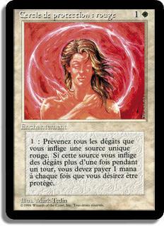 Cercle de protection : rouge - 3ième Edition (limitée)