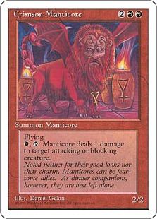 Manticore pourpre - 4ième Edition