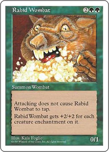 Wombat enragé - 5ième Edition