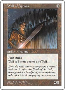 Mur de lances - 5ième Edition
