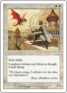 Archer à l'arc long - 6ième Edition