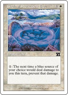 Cercle de protection : bleu - 6ième Edition