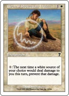 Cercle de protection : blanc - 7ième Edition