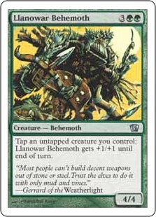 Béhémoth de Llanowar - 8ième Edition