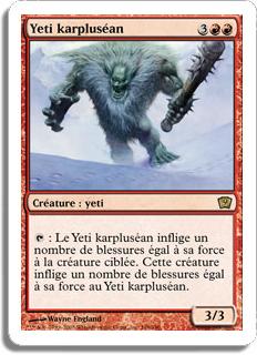 Yeti karpluséan - 9ième Edition