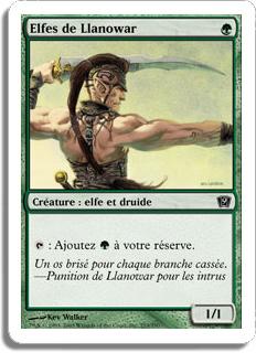 Elfes de Llanowar - 9ième Edition