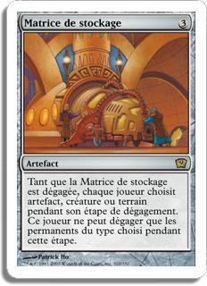 Matrice de stockage - 9ième Edition