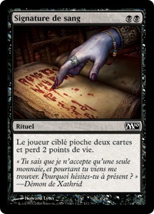 Signature de sang - Magic 2010