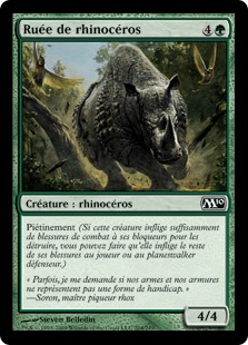 Ruée de rhinocéros - Magic 2010