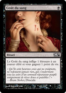 Goût du sang - Magic 2012