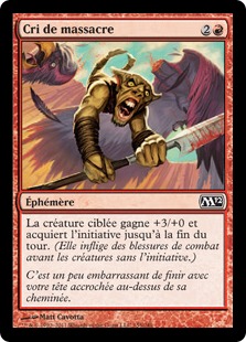 Cri de massacre - Magic 2012