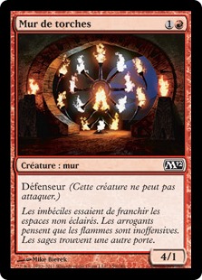 Mur de torches - Magic 2012