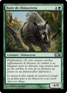 Ruée de rhinocéros - Magic 2012