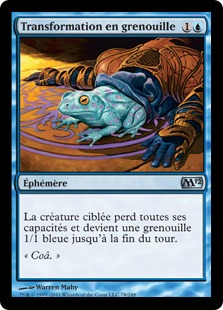 Transformation en grenouille - Magic 2012