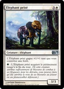 Éléphant prisé - Magic 2013