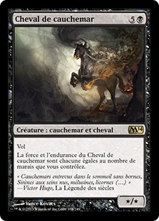 Cheval de cauchemar - Magic 2014