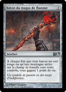 Bâton du magus de flamme - Magic 2014