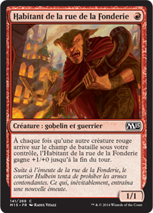 Habitant de la rue de la Fonderie - Magic 2015