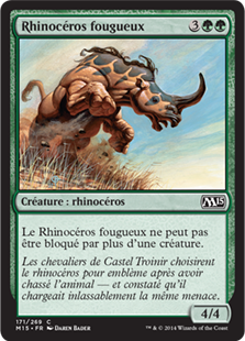 Rhinocéros fougueux - Magic 2015