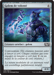 Golem de volonté - Magic 2015