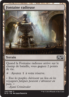 Fontaine radieuse - Magic 2015