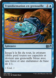 Transformation en grenouille - Magic 2015