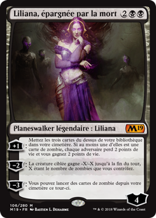 Liliana, épargnée par la mort - Magic 2019