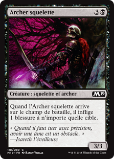 Archer squelette - Magic 2019