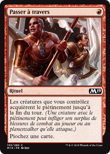 Passer à travers - Magic 2019