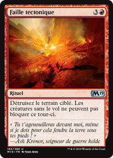 Faille tectonique - Magic 2019