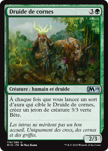 Druide de cornes - Magic 2019