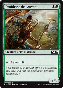 Druidesse de l'Auvent - Magic 2019