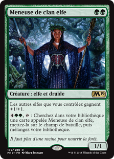 Meneuse de clan elfe - Magic 2019