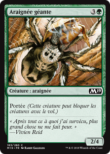 Araignée géante - Magic 2019