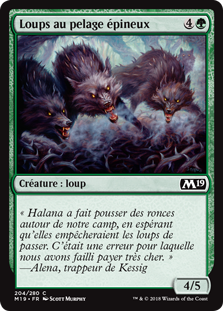 Loups au pelage épineux - Magic 2019