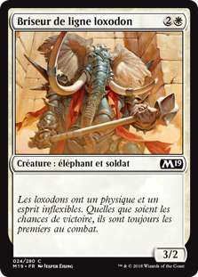 Briseur de ligne loxodon - Magic 2019