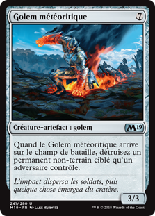Golem météoritique - Magic 2019
