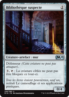 Bibliothèque suspecte - Magic 2019