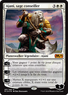 Ajani, sage conseiller - Magic 2019