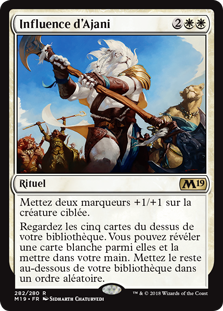 Influence d'Ajani - Magic 2019