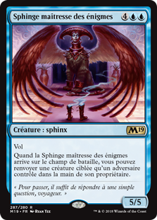 Sphinge maîtresse des énigmes - Magic 2019