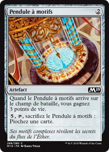 Pendule à motifs - Magic 2019