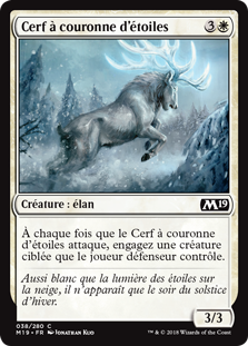 Cerf à couronne d'étoiles - Magic 2019