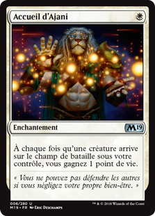 Accueil d'Ajani - Magic 2019