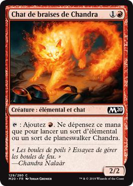 Chat de braises de Chandra - Core Set 2020