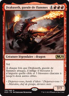 Drakuseth, gueule de flammes - Core Set 2020