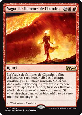 Vague de flammes de Chandra - Core Set 2020